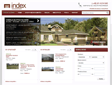Tablet Screenshot of index-nieruchomosci.pl